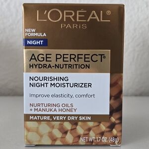 L'Oreal Paris Age Perfect Hydra-Nutrition Night Moisturizer - Gold